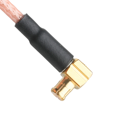 Custom RG316 Coaxial Cable RA MCX Plug Right Angle Plug To SMA Male Straight OEM/ODM